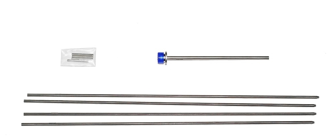 Инструмент для удержания шовного материала (опускающий)