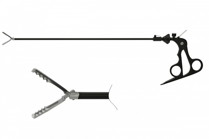 Зажим эндоскопический атравматичный (5 мм, эластичный)