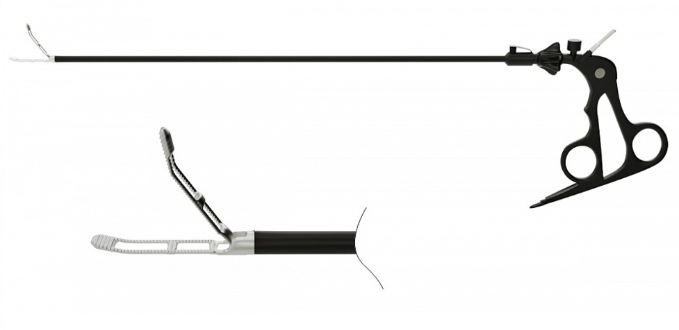 Зажим эндоскопический захватывающий, атравматичный (5 мм, "Кроке-Олми")