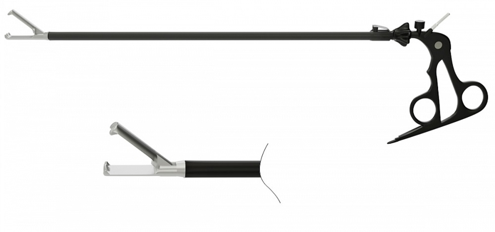 Зажим эндоскопический захватывающий (10 мм, когтевой 2х3, удлиненные бранши)