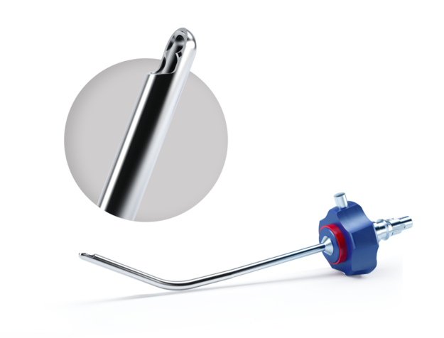 Вставка эндоскопическая инструментальная (риноскопическая отсекающая d4,2мм, изгиб -35гр.,тыловая)